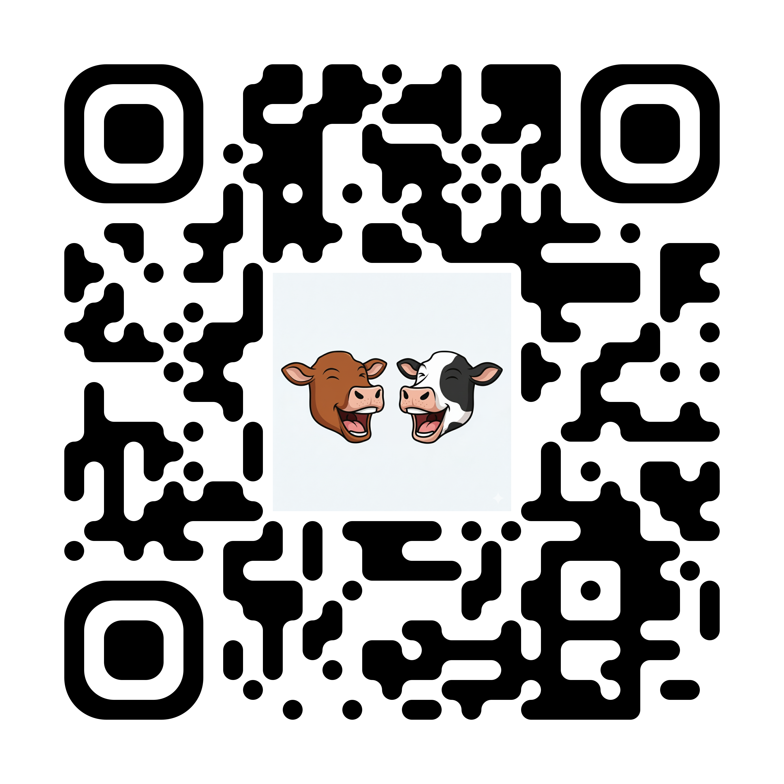 QR Code for 854-COWS SMS Service